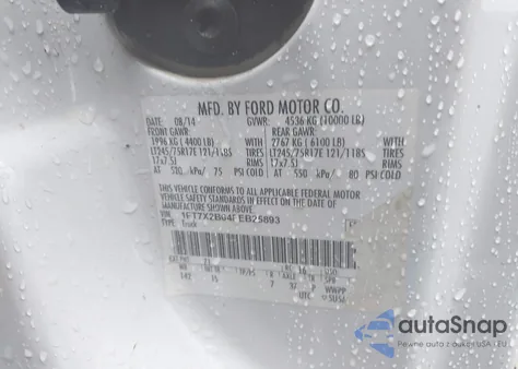 2015 Ford F-250 Xl z USA, uszkodzony, nr VIN 1FT7X2B64FEB25893